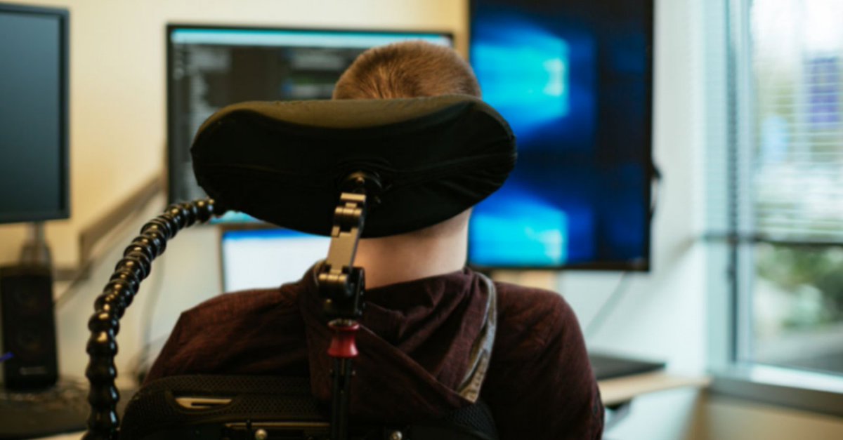 Microsoft's tweet photo. Did you know a one-dollar hearing aid could be on the horizon? 

Microsoft’s Accessibility Innovation grants increase access to prosthetics and communication tools to make assistive tech more available and affordable: https://t.co/6hL8pLWBf7