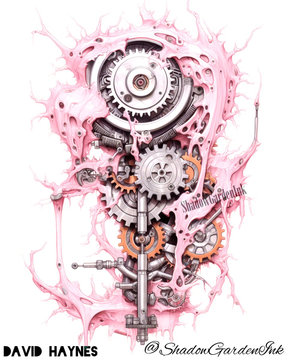 Biomech tattoo design #biomech #tattoo #tattoodesign
