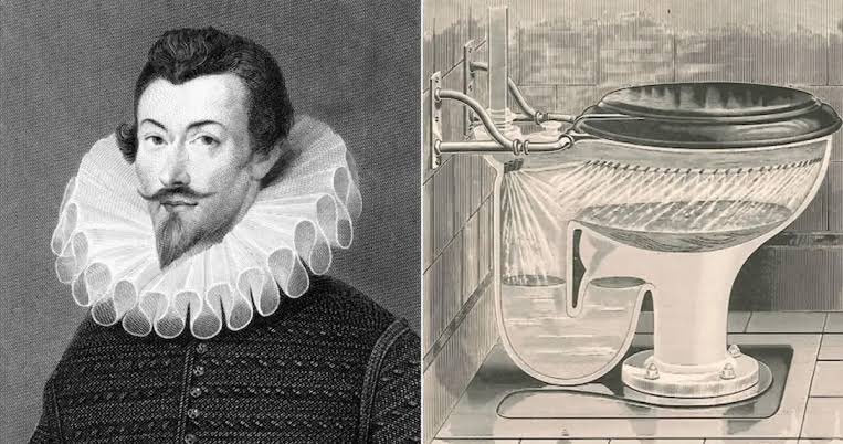 96studiosNg's tweet photo. The first modern flushable toilet was described in 1596 by Sir John Harington, an English courtier and the godson of Queen Elizabeth I. Harington’s device called for a 2-foot-deep oval bowl waterproofed with pitch, resin and wax and fed by water from an upstairs cistern. https://t.co/vaYkg3JfYY