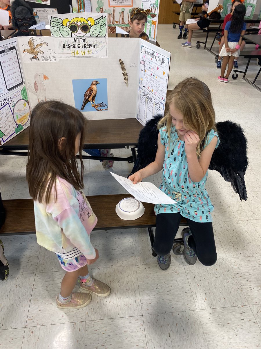 MissHaugh's tweet photo. These animals were amazing during the third grade wax museum today! Love seeing their projects and science come to life. 🐯🐸🐒🦉 @EastGoshenElem https://t.co/tF2Ge4qAdG