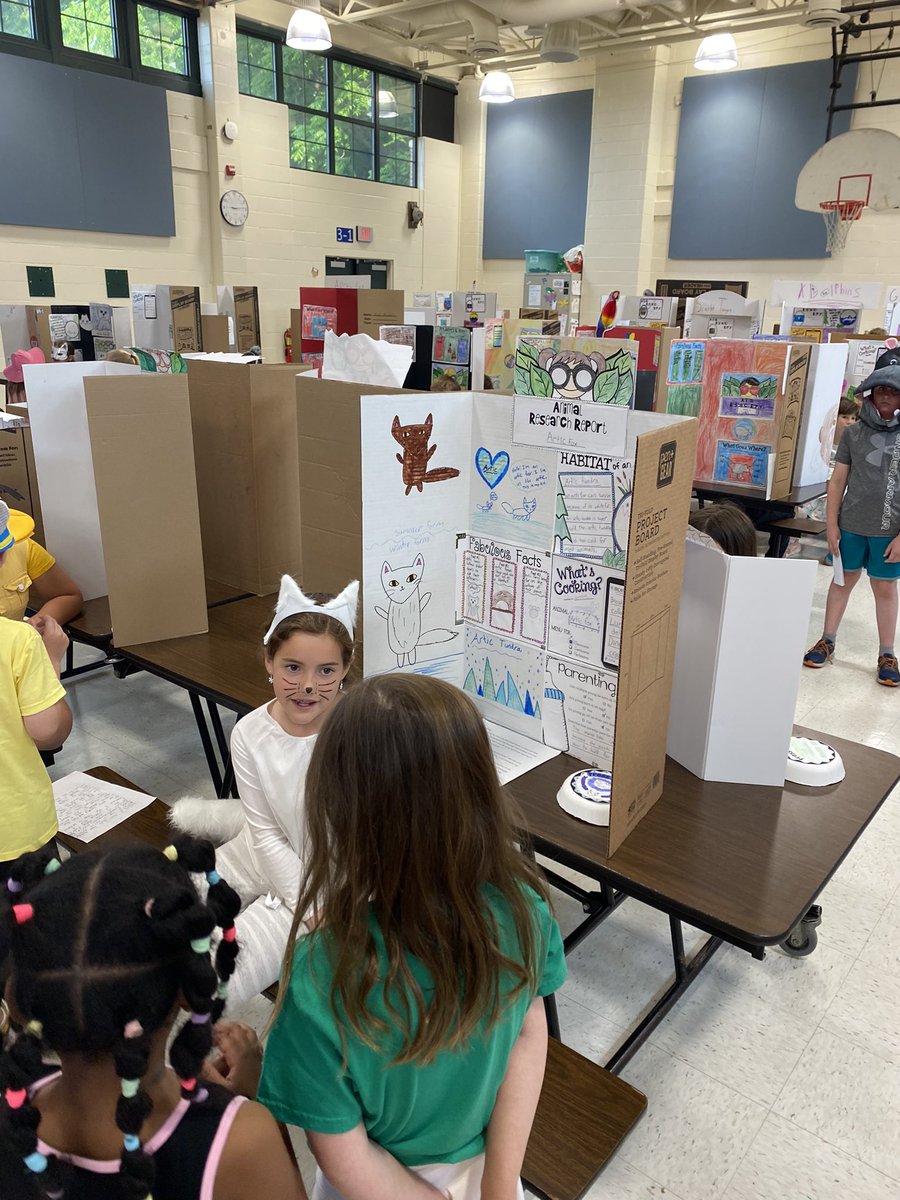 MissHaugh's tweet photo. These animals were amazing during the third grade wax museum today! Love seeing their projects and science come to life. 🐯🐸🐒🦉 @EastGoshenElem https://t.co/tF2Ge4qAdG