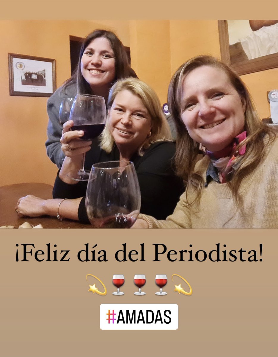 ¡Feliz día colegas!
.
#amadas #amadasporlatierra #campo #campoargentino #MujeresRurales #Periodista #periodismo #DiaDelPeriodista
@NanetteGiova