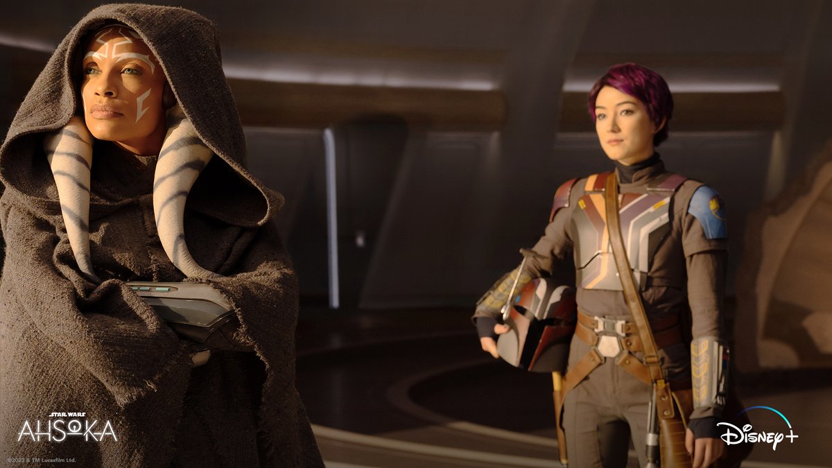 starwars's tweet photo. Take a look at these new photos from #Ahsoka.

The Star Wars Original series starts streaming August 23 on @DisneyPlus. https://t.co/yFNI5ZoyBY