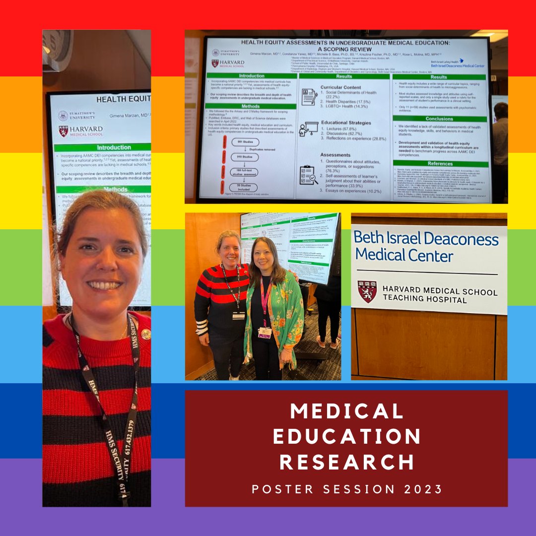 It was a pleasure to participate in the e-poster session at @BIDMC_Medicine and share our work about how medical universities are assessing #HealthEquity @Connieh_ @Rose_L_Molina @KrisztinaFisch1 #MedicalEducationWeek #MedEd @HarvardMedEd