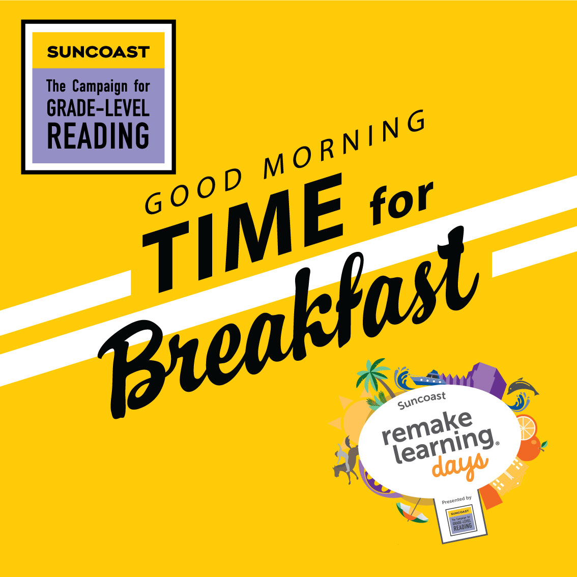 More Wonder, Curiosity, Joy....
Join us for the 2023 #SuncoastRemakeDays Appreciation Breakfast at Michael's On East 
When: Friday, June 23 Time: 8:00a 
If you hosted, attended, or just want to know more about SRLD, then you're invited!
RSVP Here💫 bit.ly/CelebrationBre…