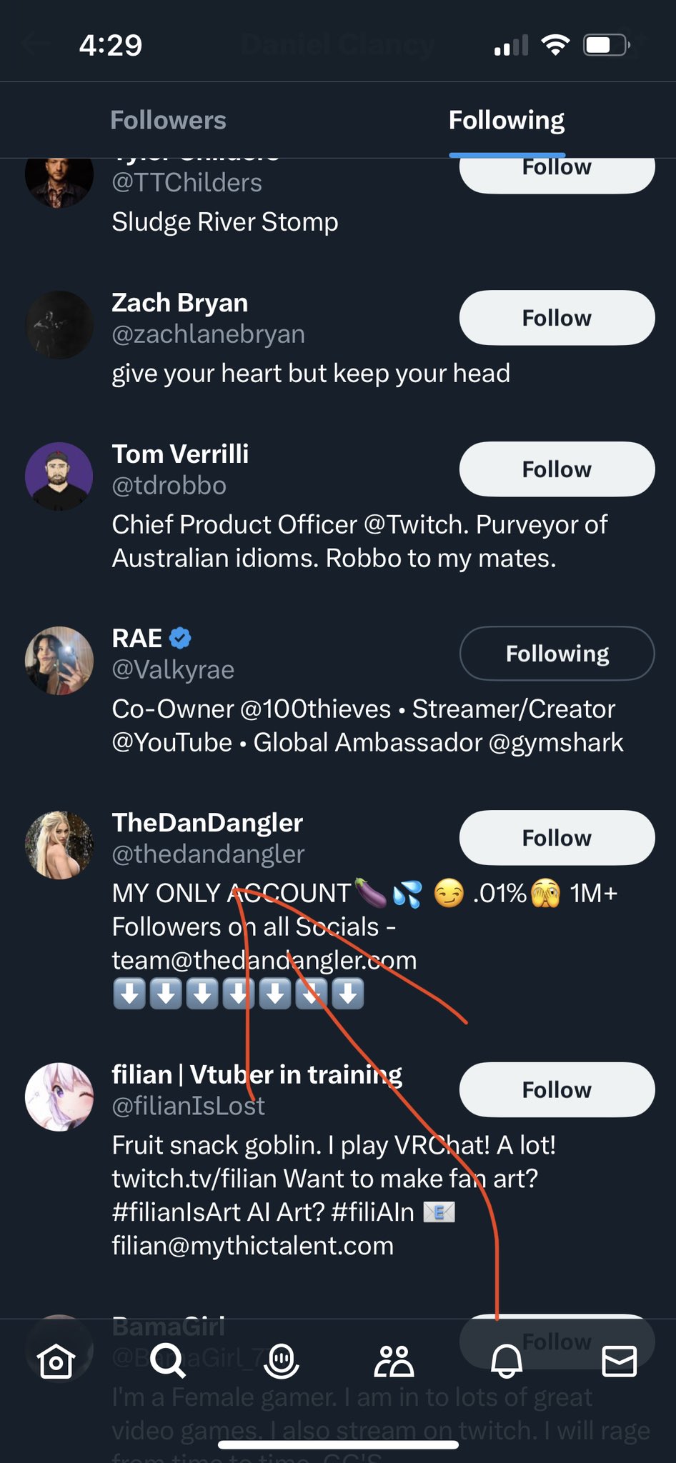 ICEEE 🎅🏼 on X: Am I the only one that thinks it is extremely weird that  @Twitch CEO follows a bunch of porn stars and Onlyfan girls ???  t.cohsujXREmBH  X