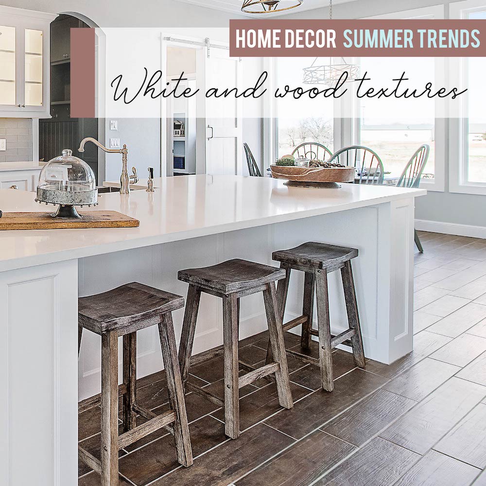 White and wood textures are an easy way to make your home look summer-ready.
Dave Wyatt #whatmovesyou