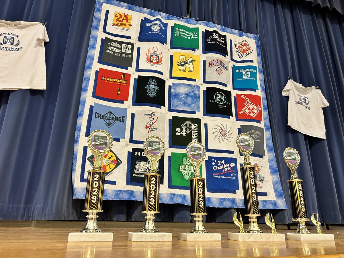 MissellDoesMath's tweet photo. 26 years of math tradition! Thank you @WCCSD for inviting me to be a part of such a special day. Congrats to all of the students involved! #24challenge @FirstInMath https://t.co/Cqs2PHd5jD