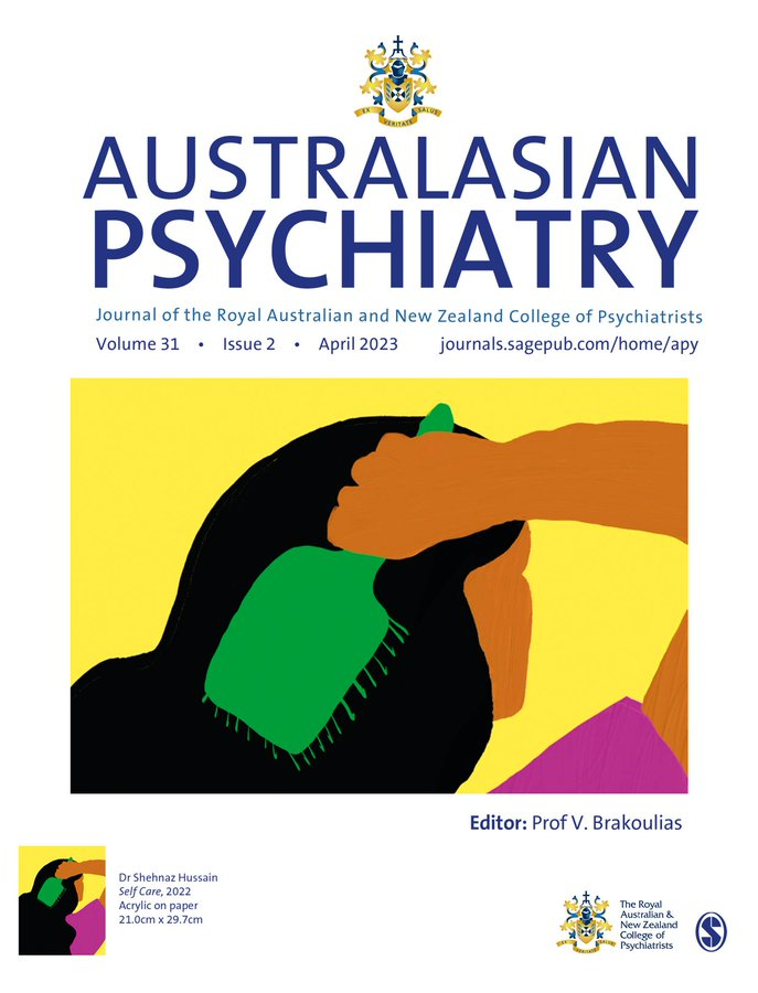 Australasian Psychiatry Journal (@ap_ranzcp) on Twitter photo CALLING ALL <a href="/RANZCP/">RANZCP</a> TRAINEES 🗣️!!
Enter the <a href="/AP_RANZCP/">Australasian Psychiatry Journal</a> front cover art competition for the Dec 2023 'trainee takeover' special edition of AP (submissions to be made by 20 July)
Email your entry to: apy@sagepub.com
<a href="/Sage_Publishing/">Sage</a> <a href="/SageClinMed/">Sage Clinical Med</a> CALLING ALL <a href="/RANZCP/">RANZCP</a> TRAINEES 🗣️!!
Enter the <a href="/AP_RANZCP/">Australasian Psychiatry Journal</a> front cover art competition for the Dec 2023 'trainee takeover' special edition of AP (submissions to be made by 20 July)
Email your entry to: apy@sagepub.com
<a href="/Sage_Publishing/">Sage</a> <a href="/SageClinMed/">Sage Clinical Med</a>