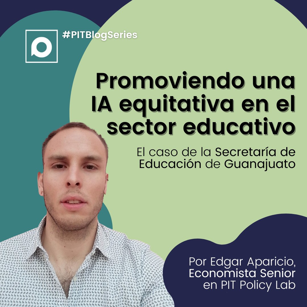PitPolicy's tweet photo. Prevenir y mitigar el sesgo de género en los Sistemas de Alerta Temprana para el abandono escolar ha sido el objetivo de este proyecto que realizamos en alianza con @EducacionSEG. @laloglez escribe al respecto en #PITBlogSeries 🗣️: https://t.co/BIR9WKXImN https://t.co/94JlonV7q7