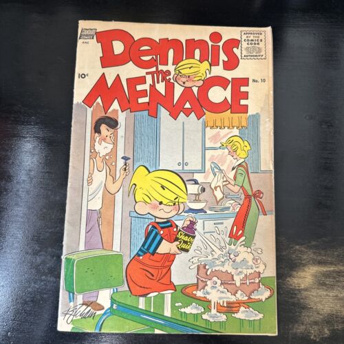 ComicsCollecti4's tweet photo. ad eBay - VERY RARE Dennis the Menace #10 Comic Book 1955 vintage https://t.co/ys9vm8YP2D https://t.co/qDvW5lkupX