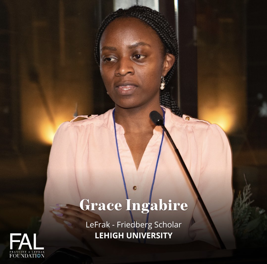 _FALFoundation's tweet image. Grace studied chemical engineering at Lehigh University, and she recently accepted an offer from Croda Inc., a British Chemical Company. 🎉 The sky is the limit for her!