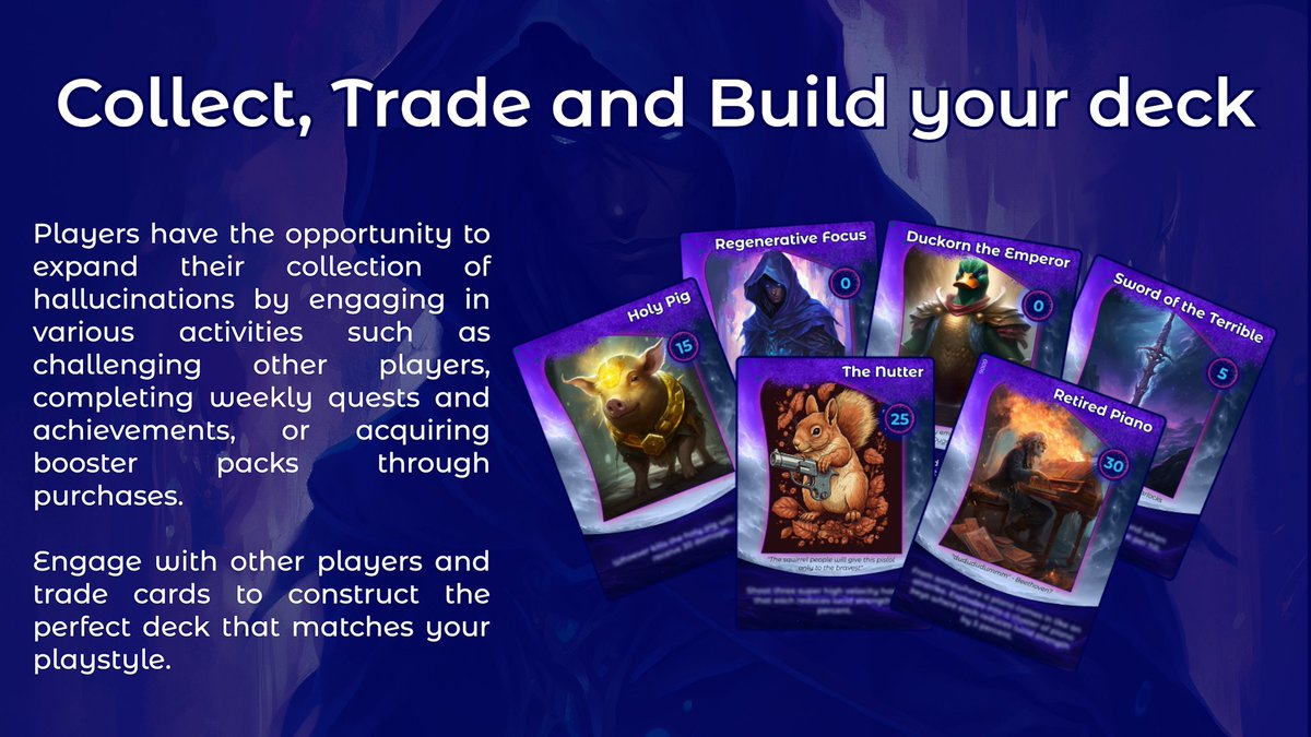 lucid_warlocks's tweet photo. Collect, Trade and Build your deck in #LucidWarlocks
#indiegame #indiegames #indiegamedev #tradingcardgames #digitaltradingcardgames #competitivegames #fpsgames #madewithunity https://t.co/fb57UC9hb0