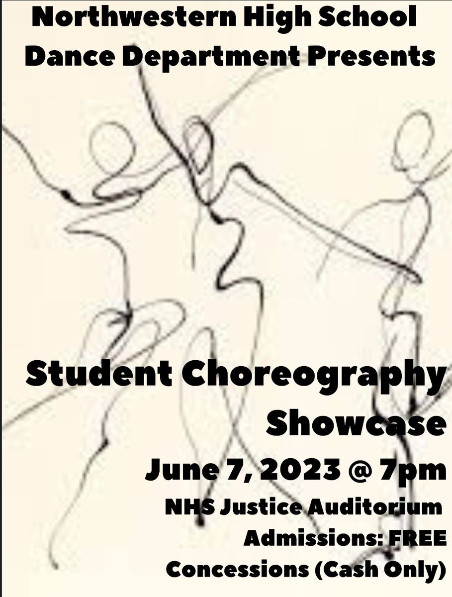 Join us tonight for the last Dance concert of the school year. The Northwestern High School, Jim Henson Center for Visual and Performing Arts Dance Department will present their Student Choreography Concert tonight at 7:00 p.m. <a href="/pgcps/">PGCPS</a> @PGCPS_DCPA <a href="/PGCPSCurriculum/">PGCPS Department of Curriculum and Instruction</a>
