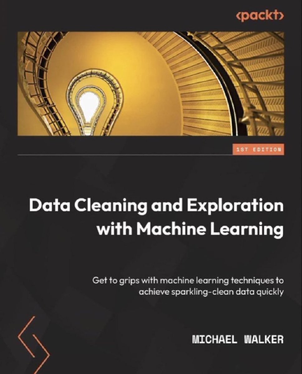 Challenges & Best Practices of #DataCleaning for #MachineLearning & Predictive Modeling: bit.ly/3g3j1SJ
➕
@PacktPublishing book: amzn.to/3SYyj9Z
———
#BigData #DataScience #DataScientists #AI #DataWrangling #DataPrep #Python #PredictiveAnalytics