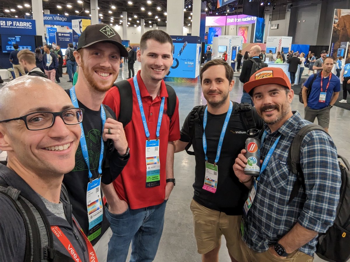 More #aone memories at #CiscoLive! It's been great hanging out with this crew!