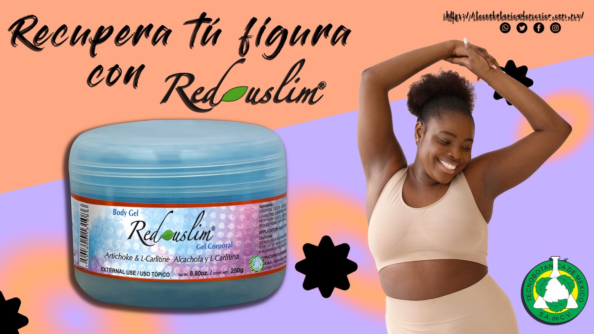 tecnobotanica's tweet photo. 🤭Descubre el secreto 🤭 de Reduslim 🌱y recupera tu figura ideal.👙
👩¡Mujeres, es hora de brillar!👏👏✨
En Sucursal 🏪: 2093
Pedidos a domicilio 📲 55 4222 8927
#LlevaTecno #gelcorporal #Slim #Saludesbelleza https://t.co/mw9WxLTlLJ