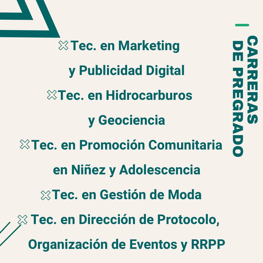Siglo21S's tweet photo. Estas son las carreras de pregrado Universitario que podes cursar en Saladas

Elegi lo que querés ser

Alvear 1227
03782-422234
causaladas@gmail.com https://t.co/c0ZuXXuNjH