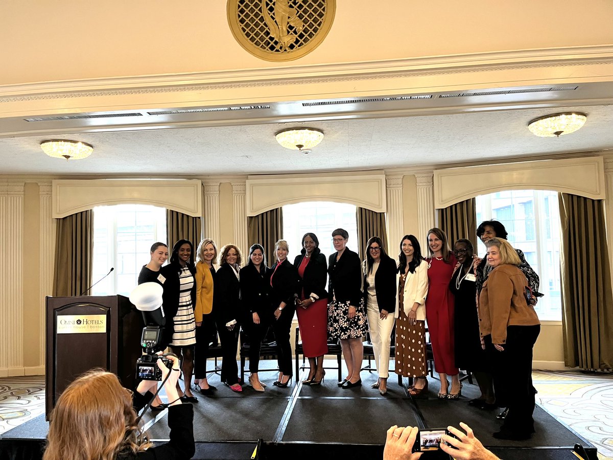 CharlesGroup's tweet photo. Had a great time supporting @KateSaville and the rest of the @MWPC at their Women’s Leadership Breakfast this morning! The panel featured two great female leaders on Beacon Hill, @JoanMeschino and @HannahEKaneMA. https://t.co/mCOFYATHoC