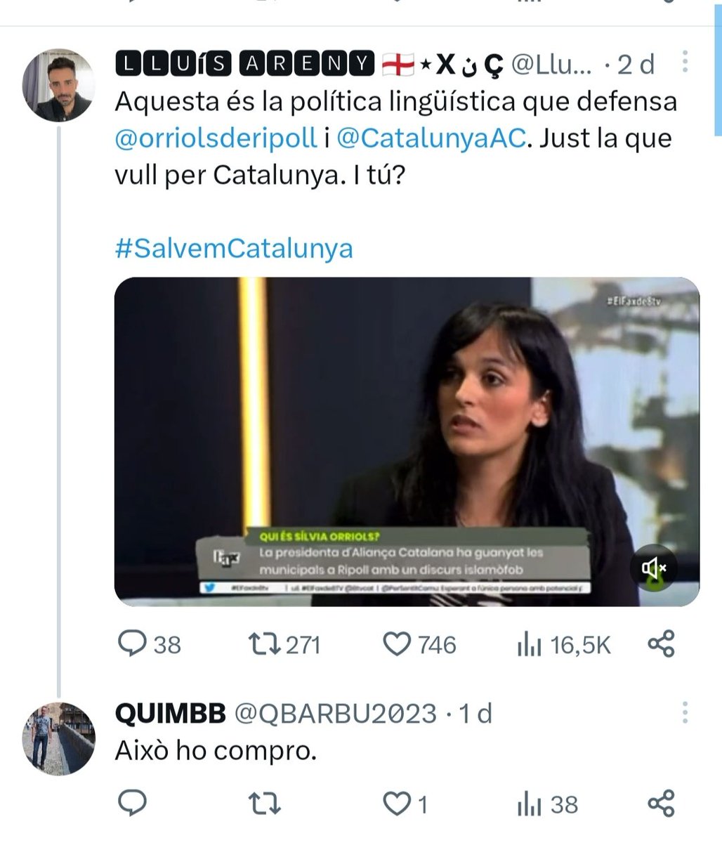 SrKahuna's tweet photo. Amb aquesta morralla de fons hem de parlar, @ERCVilafranca?
Aquest és el nou tarannà d'@Esquerra_ERC?
Sap en @PereSabat que el #pressingCUP ens el fa un negacionista climàtic que flirteja amb l'extrema dreta? https://t.co/t6vQ3VJP5O