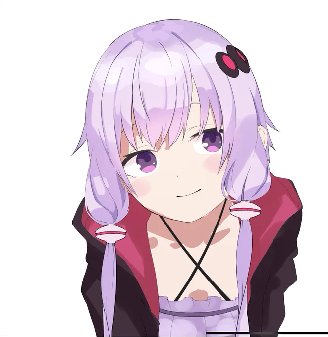 朝、ゆかりさんを描く。