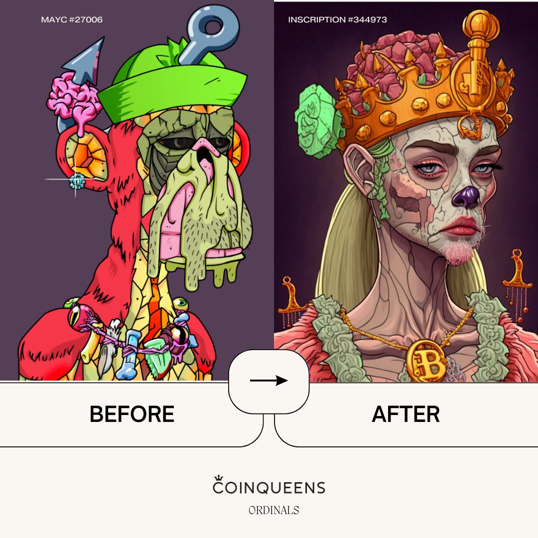 CoinQueens's tweet photo. @Zeneca Would love to be your fearless leaders🫡

Our Ordinal auction tomorrow will be a legendary drop for the ecosystem on @trygamma https://t.co/OOepWYcU5H