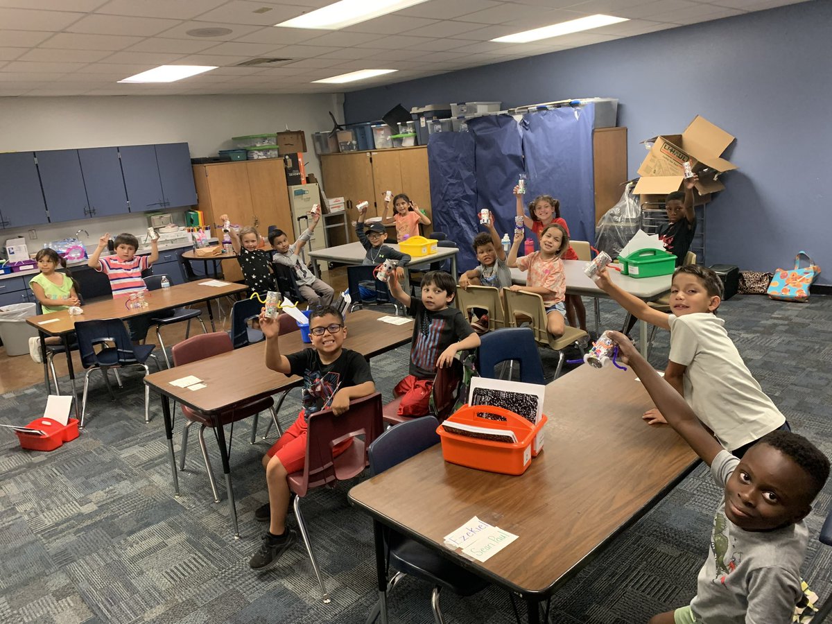 ZJenkins10's tweet photo. @MilamMagnet #summerlearning #MilamSL2023 1st graders are building robots and building boats!  Never too soon for our future engineers @ECISD_T2L @EctorCountyISD https://t.co/Mz8SuEgRTQ