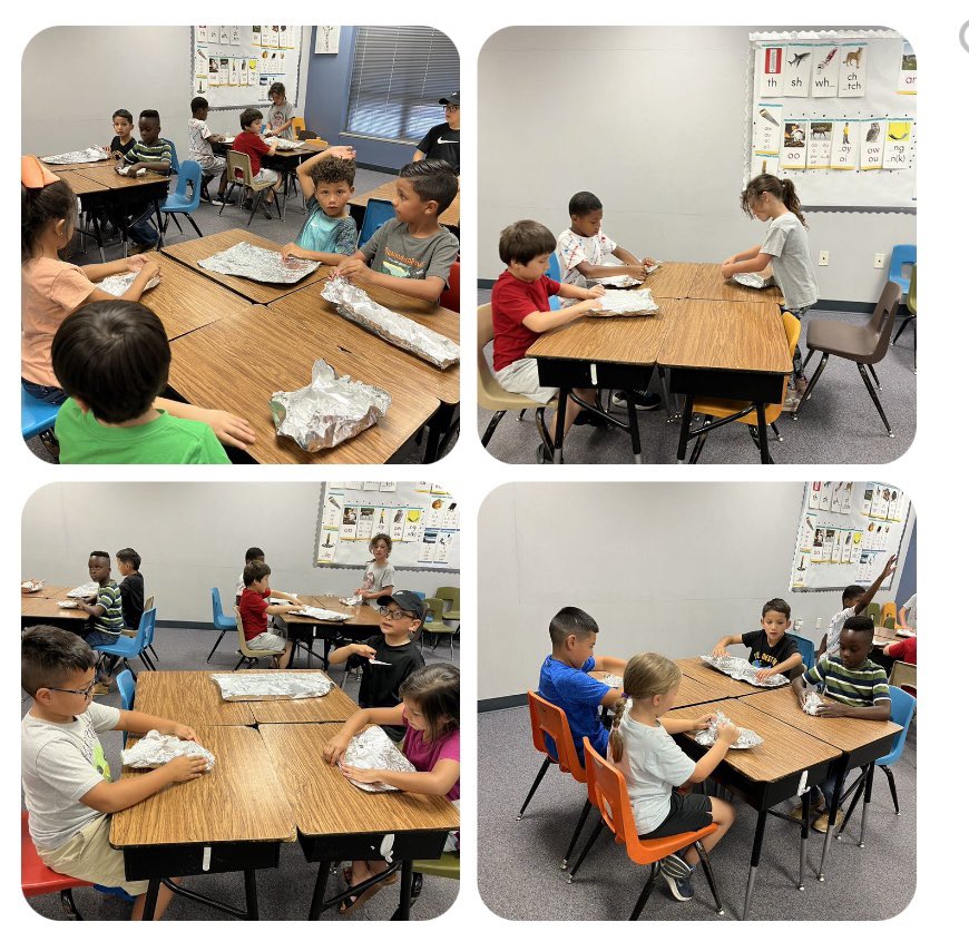 ZJenkins10's tweet photo. @MilamMagnet #summerlearning #MilamSL2023 1st graders are building robots and building boats!  Never too soon for our future engineers @ECISD_T2L @EctorCountyISD https://t.co/Mz8SuEgRTQ