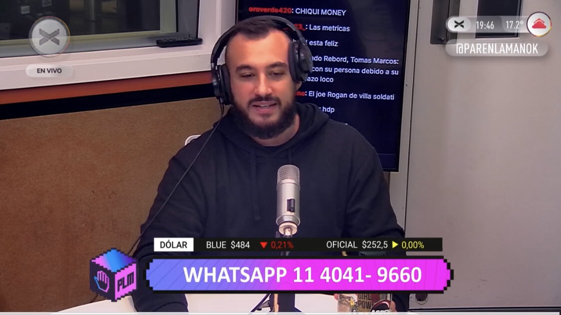 politopj's tweet photo. VIVO📉 STREAMING📲
#ParenLaMano #Vorterix 10.0k🔥
#FueraDeJoda #Telefe 8.5k
#UrbanaPlay 8.0k
#OneMas #RadioOne 69 https://t.co/QG0xZz1EHt