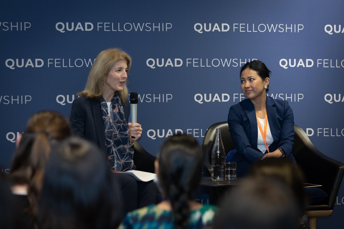 In 2021, the #Quad Leaders announced the Quad Fellowship -- a scholarship sponsoring 100 students from Australia, India, Japan and the United States to study postgraduate STEM degrees in the U.S. This week, Ambassador Kennedy met with the inaugural cohort in Melbourne. 1/