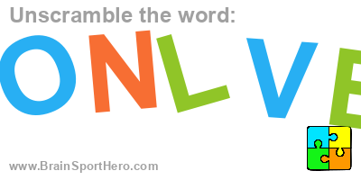 BrainSportHero's tweet photo. Unscramble the letters and find the correct word? O N L V E. #puzzle #indiedev #brainteasers #braintraining #puzzles #quiz #wordgame #wordplay #braingames https://t.co/svC50ic3zO😉 https://t.co/xopVSjExoQ