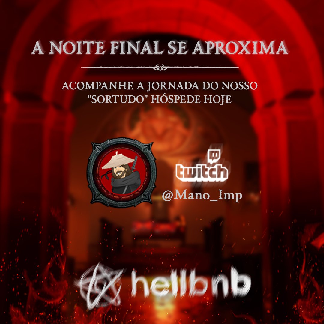 DiabloBrasil's tweet photo. E o nosso último hóspede está entrando ao vivo na Catedral #HellBnB
Ao vivo agora na https://t.co/Hmmw9UoijF
#DiabloIV #LivrainosDoMal #HellBnB
#Diablo #Lilith #LilithEstaChegando https://t.co/1OZe4Tq88R