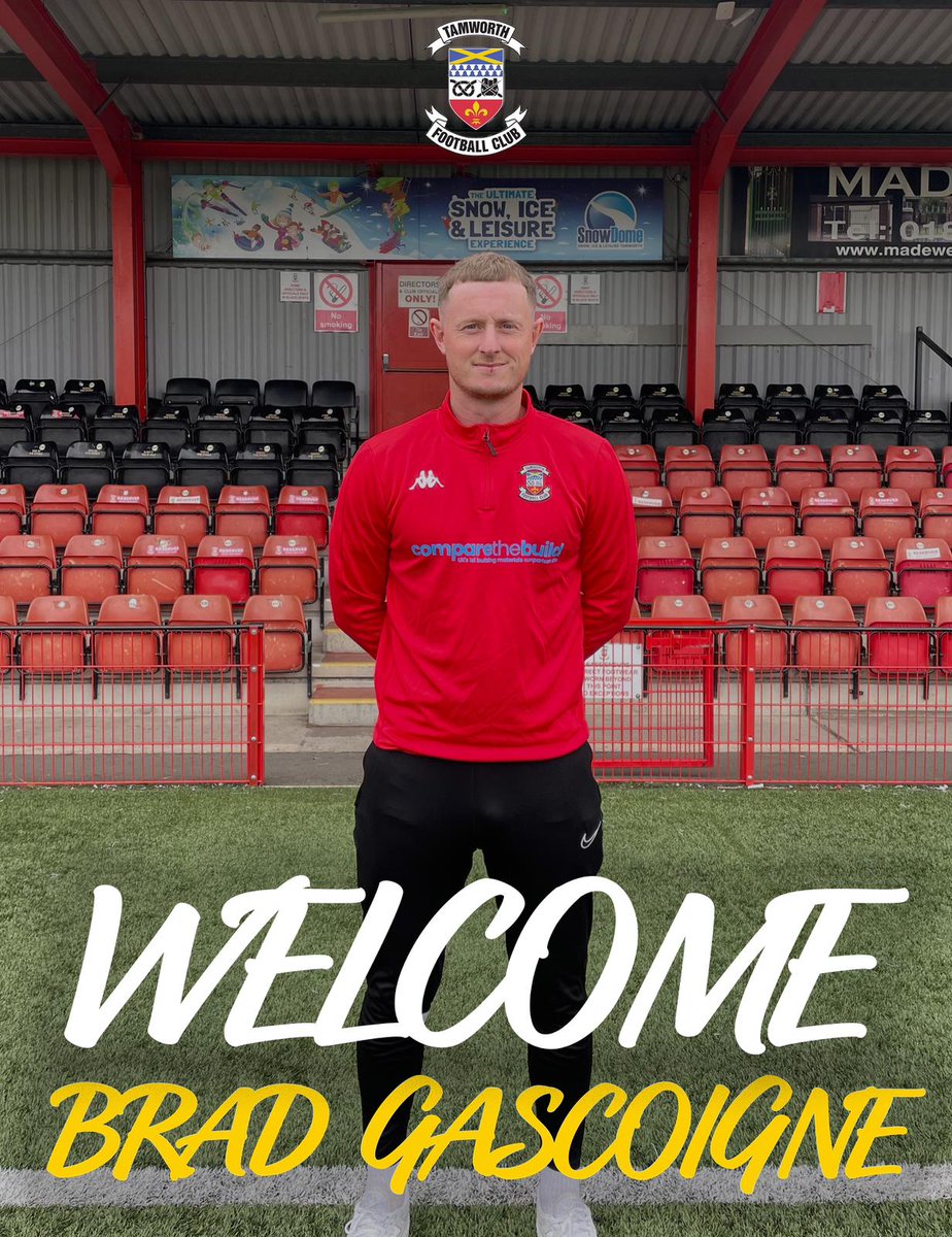 Tamworth Football Club on Twitter Brad Gascoigne! Brad joins