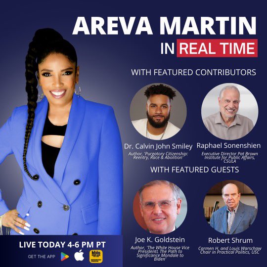 The nation’s leading political experts go in today on #AMIRT on @kbla1580 on trending news and issues you care about and the real reason #NikkiHaley and Republicans are afraid of VP Harris. Join the convo #RealTalk #WeWontBlackDown @uptownkastro
@rsonensheinPBI

@bobshrum