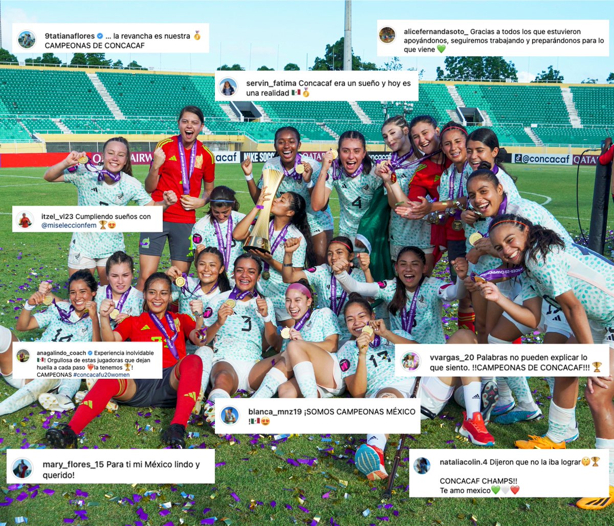 #Sub20Fem Los sueños son para cumplirse y ellas lo saben. 😍
💚🤍❤️

#TuCanchaLaEligesTú