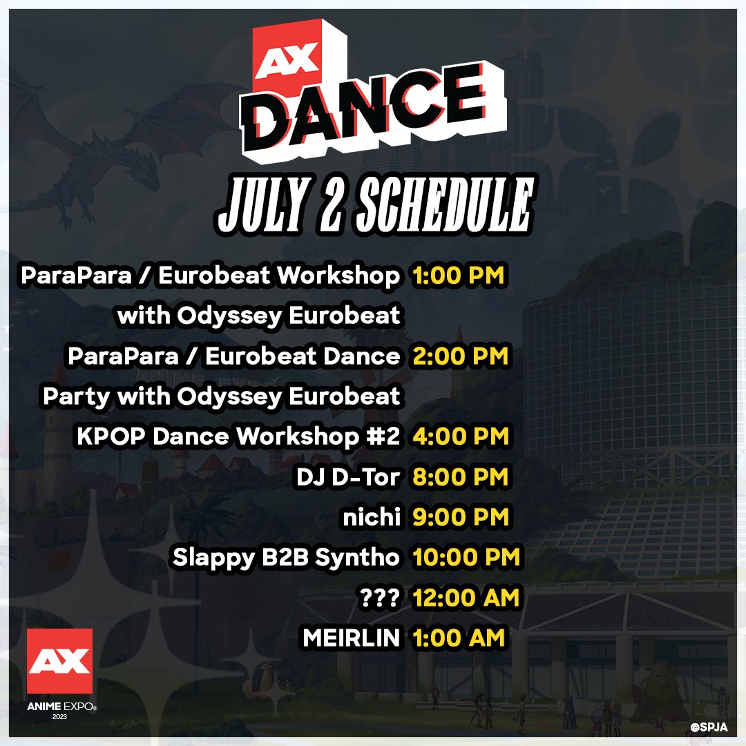 Anime Expo on Twitter "Local DJs and headliners from Japan all come