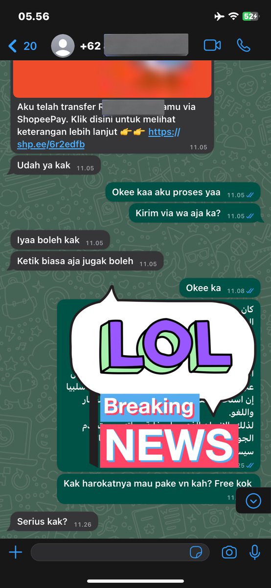 #497 Testi Joki terjemah Bahasa Indonesia ke Bahasa Arab. Bisa banget dari Arab ke Indo juga yaa kak. Tenang aja aman dan trusted gak pake google translate! Murni terjemahan sendiri ya💗 Ini kakanya order terjemahan dan langsung dikerjain after payment🥰