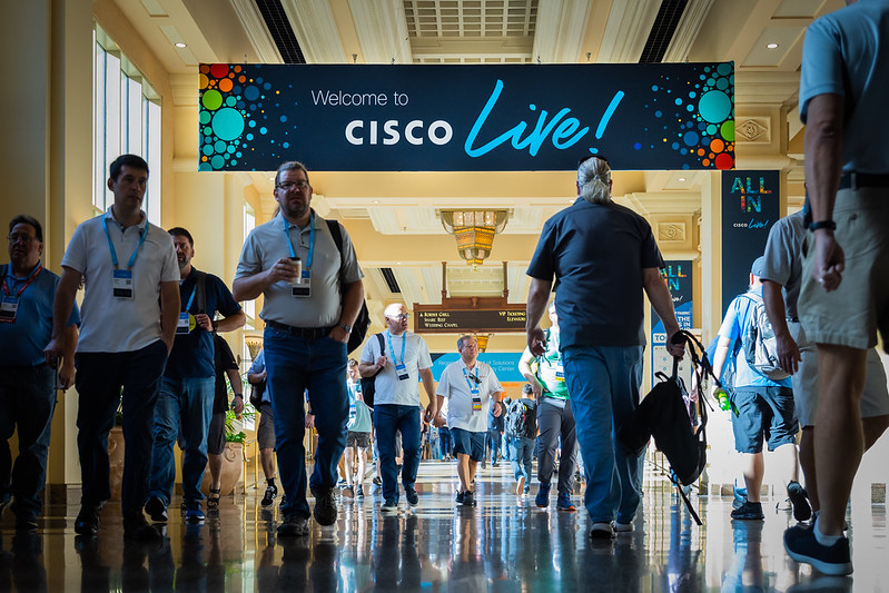 CiscoLive's tweet photo. We know there’s a ton of walking at #CiscoLive. Drop in your step count ⌚ so far today. #GlobalRunningDay 🏃 https://t.co/O8KJGCMEAm