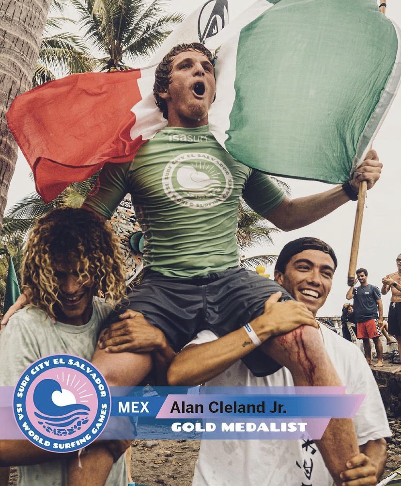 Viva México Cabrones 🇲🇽 🏄‍♂️!!! <a href="/ISAsurfing/">International Surfing Association</a> #AlanClelandSurf