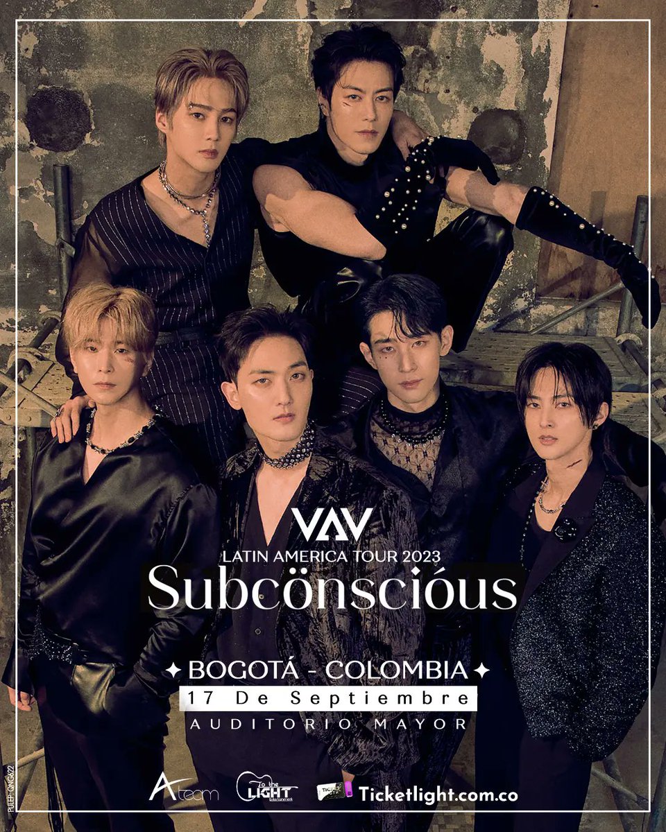 TOTHELIGHT_ENT's tweet photo. ✦ ¡Sí! ¡ASÍ ES VAV REGRESA A COLOMBIA! 🔥
⁍ VAV LATIN AMERICA TOUR 2023 SUBCÖNSCIÓUS
⁍ DÍA : Domingo 17 De Septiembre
⁍ LUGAR : Aditorio Mayor
⁍ TICKETS : 🎫 https://t.co/Te68pedqCK
⁍ INFO : https://t.co/qzbVNcwkS2
★ VAMPZ ES TU OPORTUNIDAD DE VIVIR ESTA GRAN EXPERIENCIA https://t.co/w6SbEwjdWv
