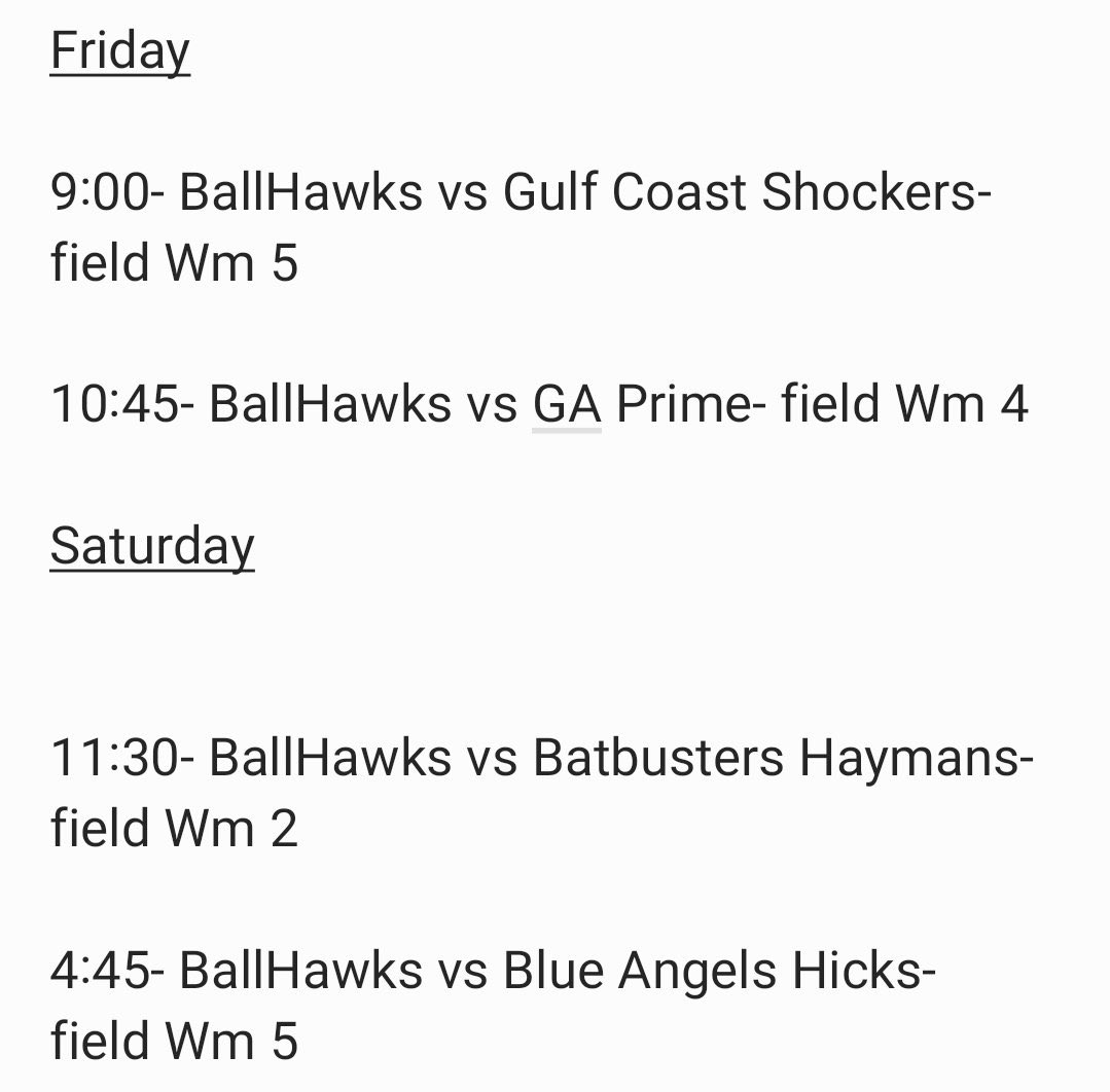 Check us out at the Elite 50 this weekend! All game live streamed on GameChanger! 💜🥎 #WeFlyTogether