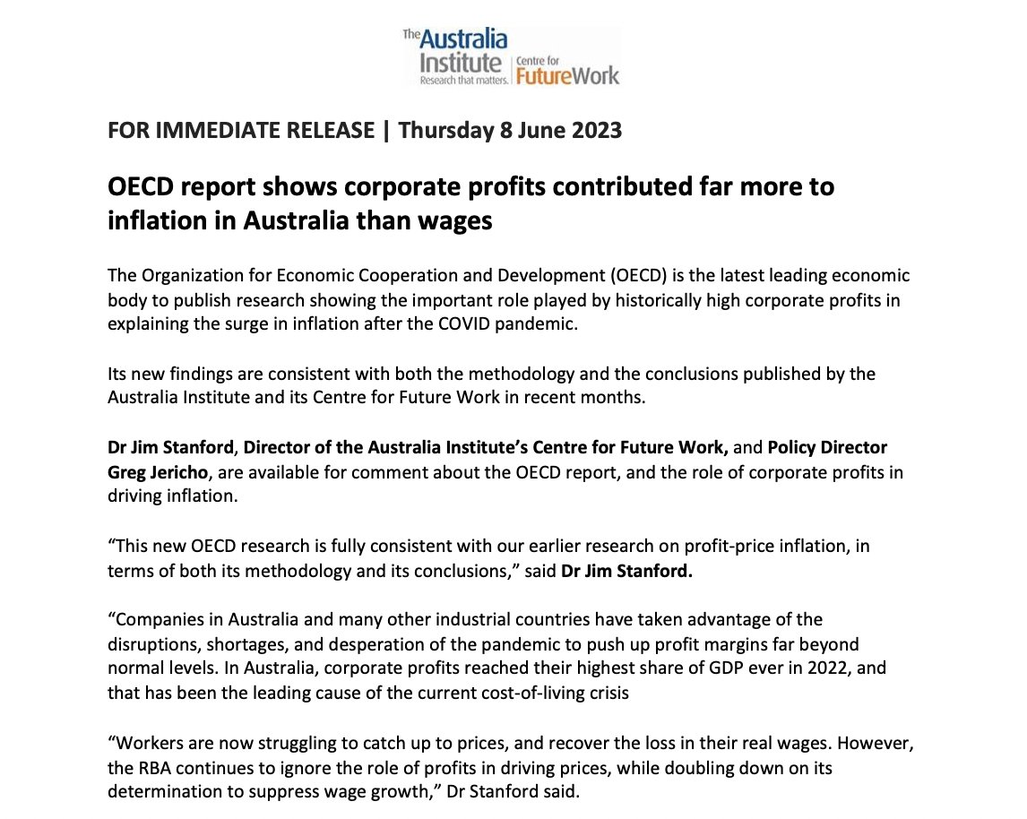 Australia Institute tweet media