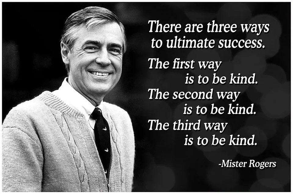 “There are three ways to ultimate success: The first way is to be kind. The second way is to be kind. The third way is to be kind.”
-  Mister Rogers
.
#justaddrhythm #therapy #loveyourself #wellness #health #inspiring #failed #MisterRogers #Opportunity #Defeat