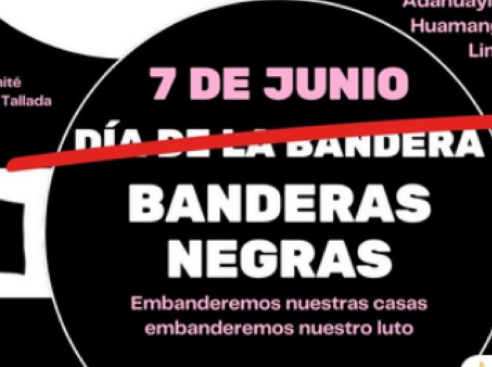 Estimados, alguno ha visto la bandera negra del comunismo odiador en alguna parte del Peru?