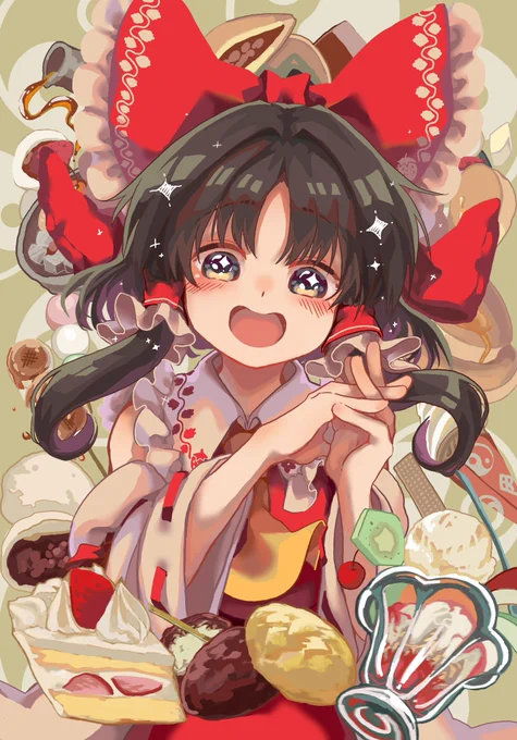 #自分の代表作だと思う絵を一枚だけ選んでみよう  自分の好きを思いっきり詰め込んだ1枚です。