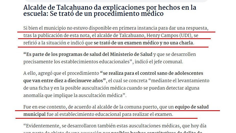 ¿Que pasó en Talcahuano?
Equipo de salud municipal (alcalde UDI) es enviado a ejecutar un procedimiento médico a un colegio y se denunció abusos.
Los terraplanistas se apuraron y salieron a culpar a la ESI, al MINEDUC y obvio a Boric. 

La minuta les salió pésimo, están furia.