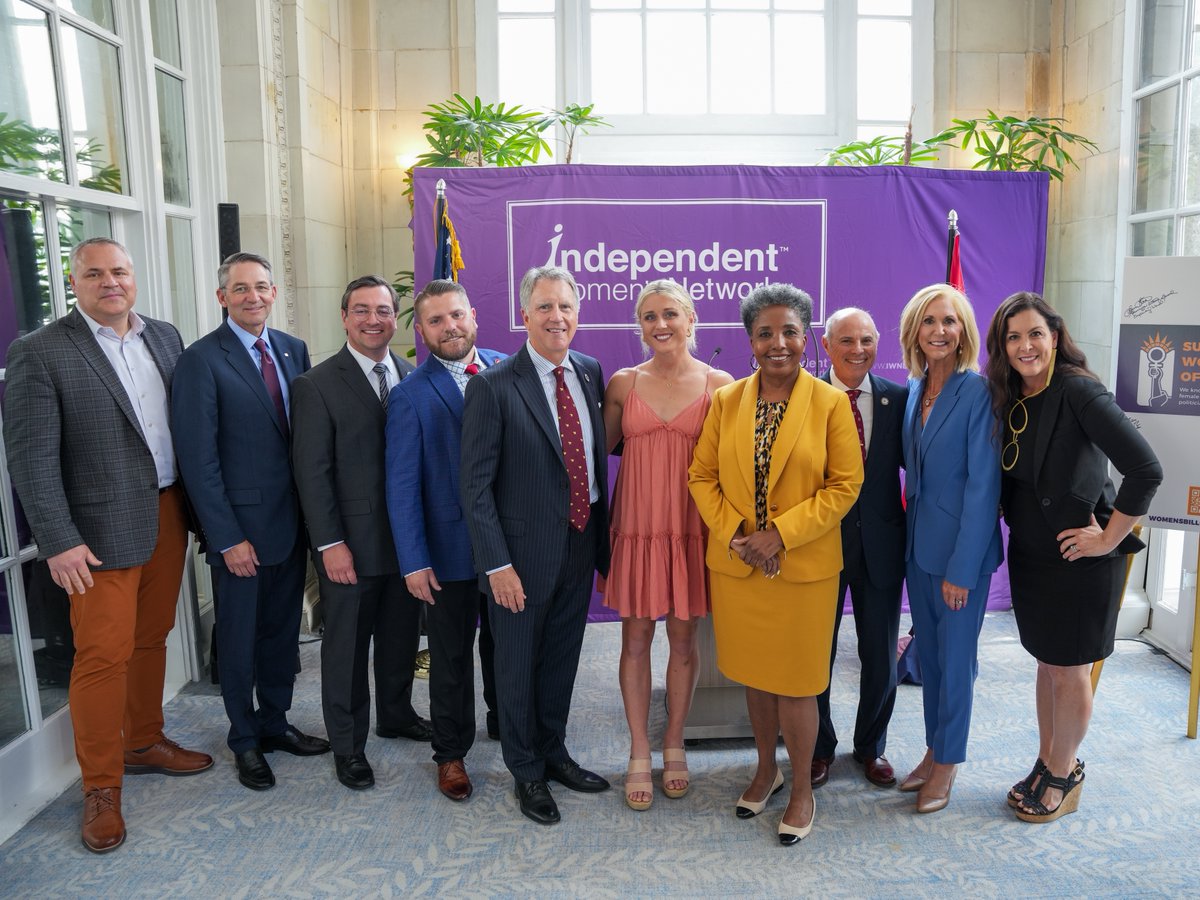 🏆 This week, @IWV & IWN held an event to celebrate the momentum of the 2023 #WomensBillofRights with special guests  
@Riley_Gaines_, @LynnFitchAG, @AGTennessee, @GinoBulso, @carolmswain & @kerryeroberts! 

Read more about the event:
iwnetwork.com/womens-bill-of…