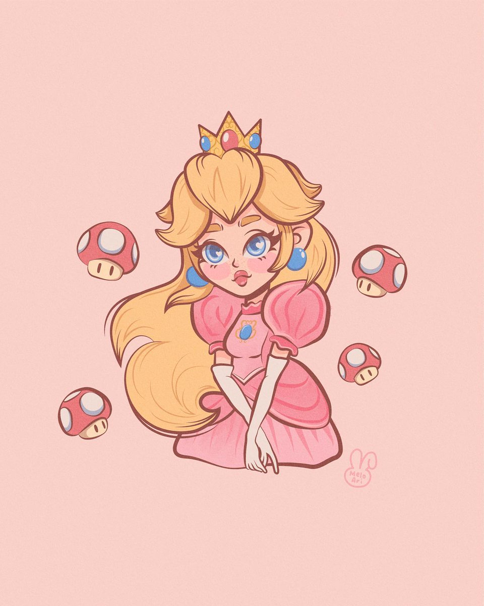 Peach🍑🍄
#Peaches #SuperMarioMovie #MarioBros #PrincessPeach #Nintendo #fanart #illustration 
#digitalart #cartoon #videogames #retrogames