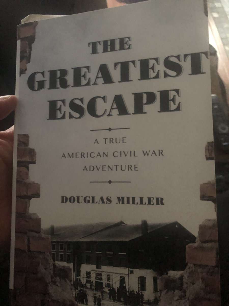 Finished this wicked cool read tonight. A story about Union POWs and their escape 50 miles behind enemy lines. A ton of the book is from first hand accounts! #AlwaysReading