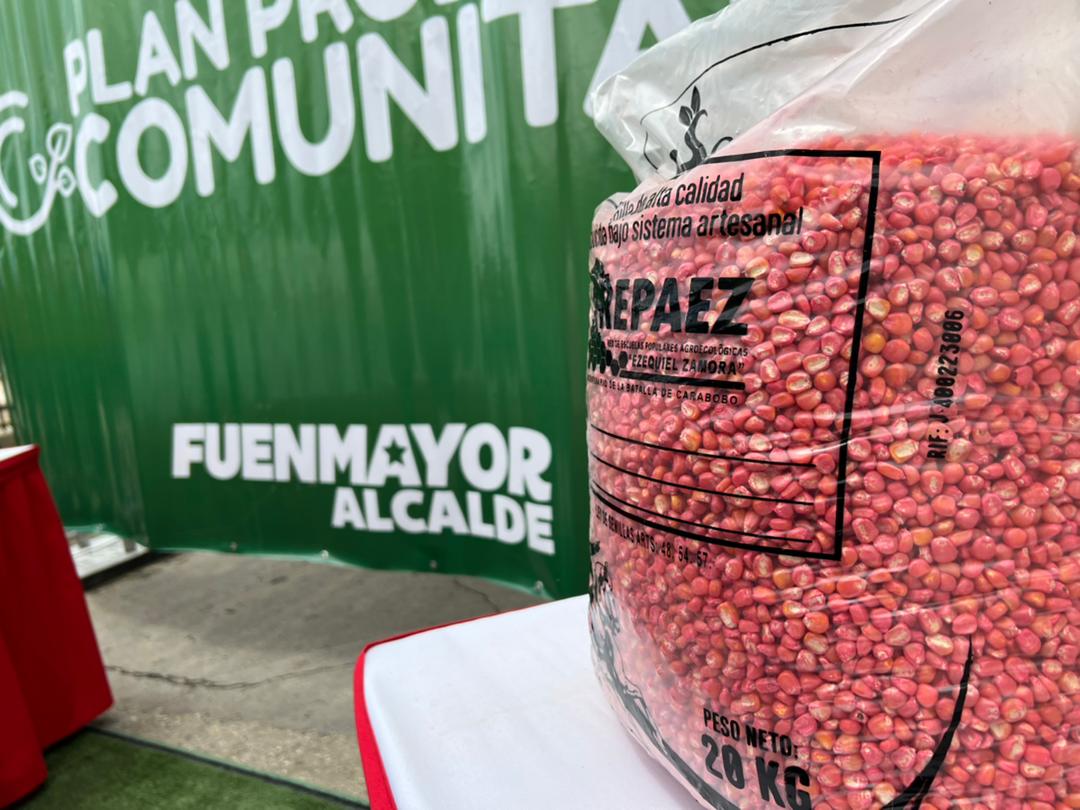 En nombre del Presidente @NicolasMaduro más de 400 productores del municipio Valencia en Carabobo recibieron de manos de nuestra Ministra @greybp1 financiamientos para la producción de maíz amarillo para la producción de harina para el consumo.
#VenezuelaEsUniónYCooperación